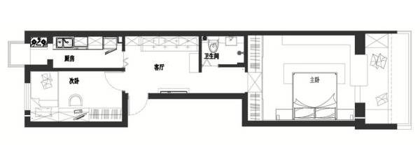 長條形小戶型這樣裝 再也不用頭疼啦2